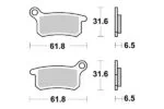 Sbs Bromsklossats Sintered Offroad - Bromsbelägg