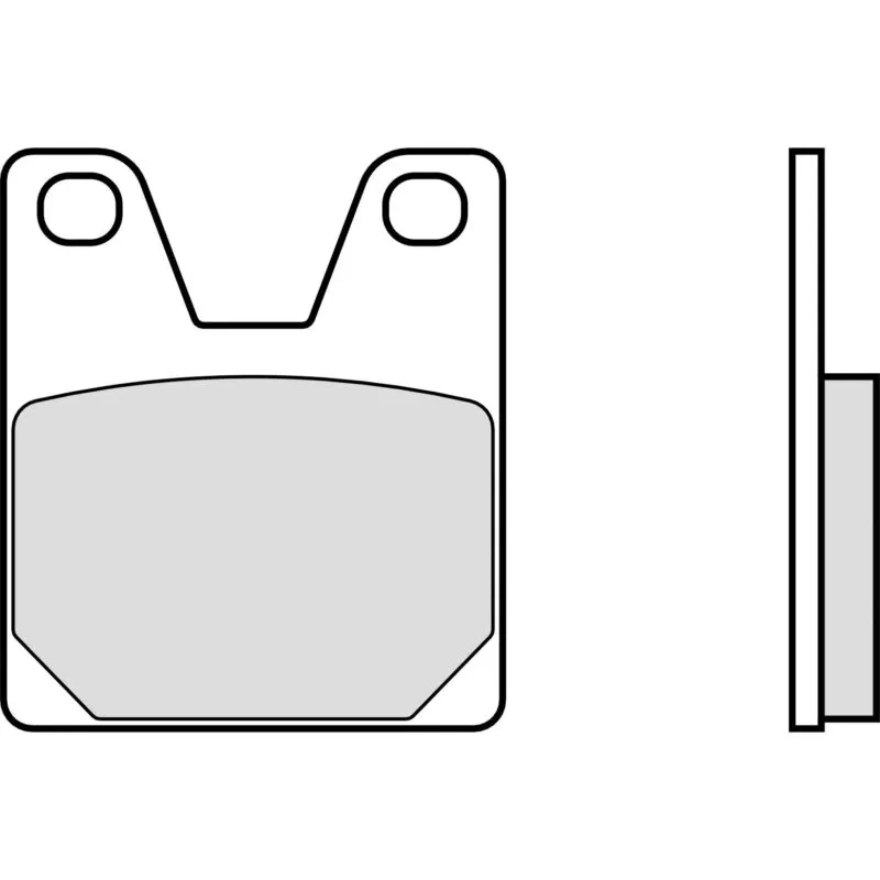 07YA3807.eps Brembo Bromsbelägg Sintered Rear Road - Bak