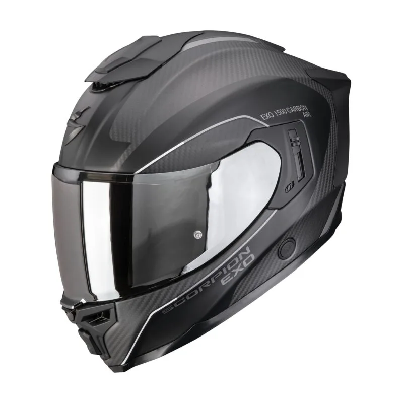 cb9f258b220ae14f563a88be5f7f9b19462944f4_649_26131_5 SCORPION Helmet EXO-1500 CARBON AIR MUNDI Matt Black-Silver