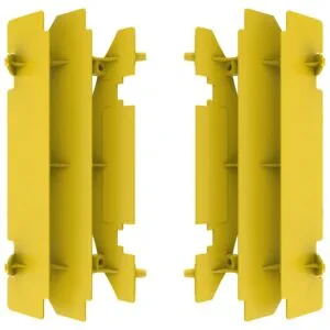 Polisport radiator louvers Suzuki RM125(01-08) RM250(96-06) Yellow rm01 (10)