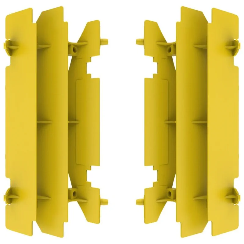 d11df85376cb65b96e736d6c21e362614860e5d0_179_8466100002 Polisport radiator louvers Suzuki RM125(01-08) RM250(96-06) Yellow rm01 (10) - Kylarskydd