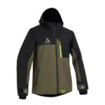 AMOQ Dynamic Jacka Fodrad Svart/Militärgrön/Hivis