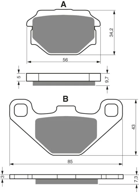 GOLDFREN Bromsbelägg 094 Ceramic Carbon K1