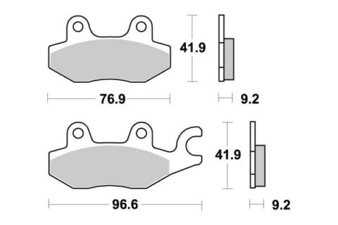 Sbs Bromsklossats Ceramic