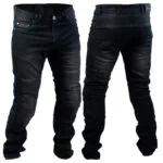 TIMELESS Rascal kevlar jeans, svart, stretch, CE