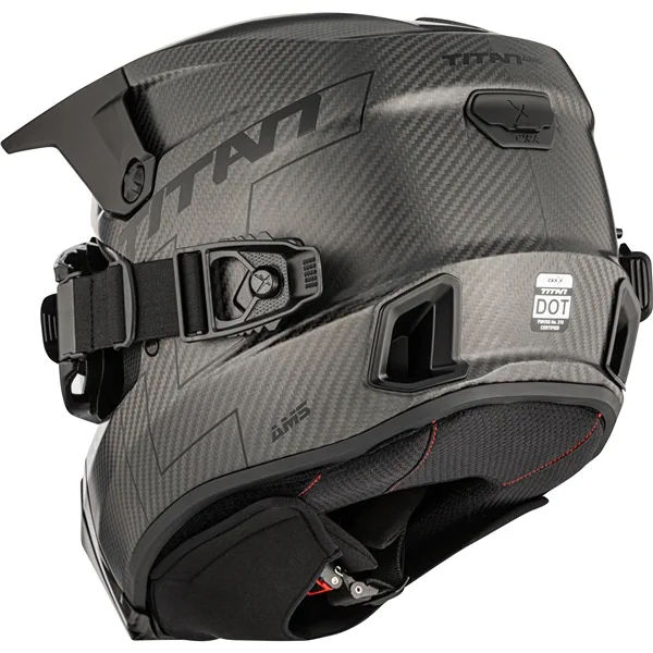CKX Hjälm Titan AMS Matt Carbon + Eluppvärmda Brillor