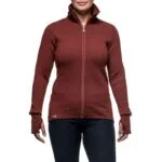 Woolpower Full zip 400 Merino Mid layer Jacka roströd