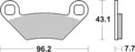 Sbs Bromsklossats Sintered Offroad - Bromsbelägg