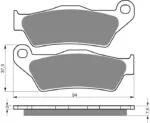 GOLDFREN Bromsbelägg 031 Ceramic Carbon S33