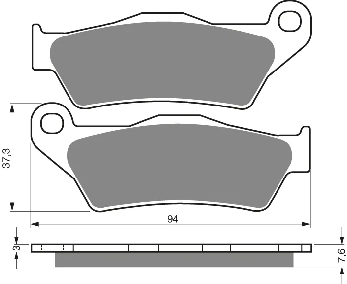 GOLDFREN Bromsbelägg 031 Ceramic Carbon S33