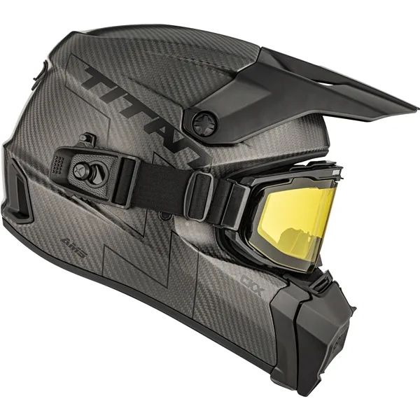 CKX Hjälm Titan AMS Matt Carbon + Brillor