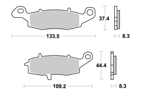 Sbs Bromsklossats Ceramic