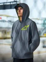 Alpinestars Jacka Speeder Chromium Windbreaker Grå Fluo Gul