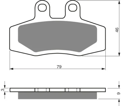 GOLDFREN Bromsbelägg 026 Ceramic Carbon AD