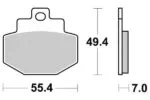 Sbs Bromsklossats Ceramic (772HF) - Bromsbelägg