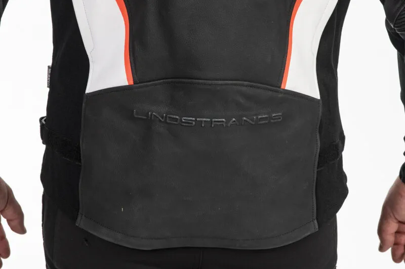 Lindstrands Skinnjacka Sanden Svart/vit