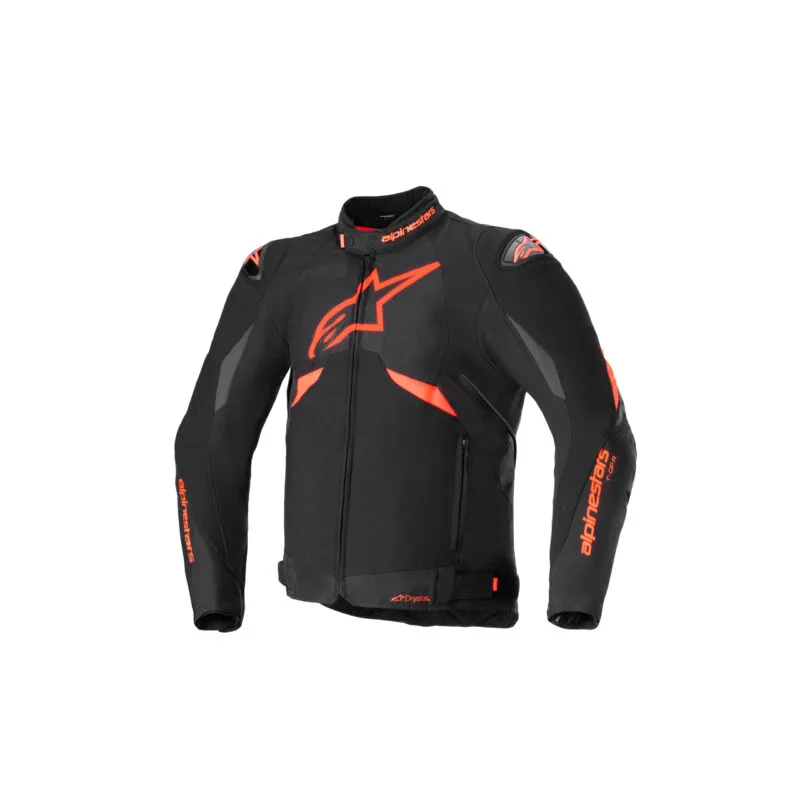 dd129109e8355fbfddb901d9af3fb13c5cd80e83_692_3205824_1321_6 Alpinestars Jacka T-GP R v3 Drystar Svart/Röd Fluo/Vit