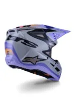 Alpinestars Hjälm S-M3 Jettson Grå/Lila/Svart
