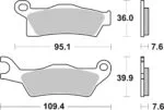 Sbs Bromsklossats Sintered Offroad - Bromsbelägg