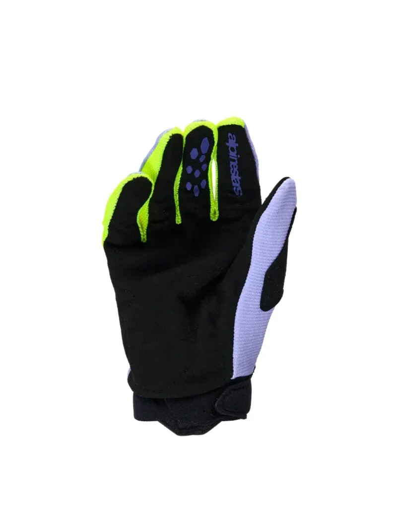 Alpinestars Handskar Youth Full Bore v2 Lila/Fluo Gul