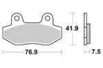 Sbs Bromsklossats Ceramic - Bromsbelägg