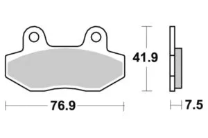 Sbs Bromsklossats Ceramic