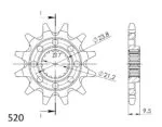 Supersprox Framdrev SU RM-Z450 -12 z12