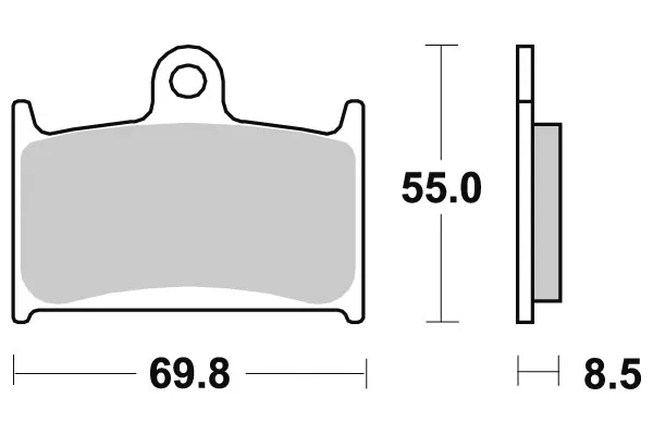 Sbs Bromsklossats Ceramic