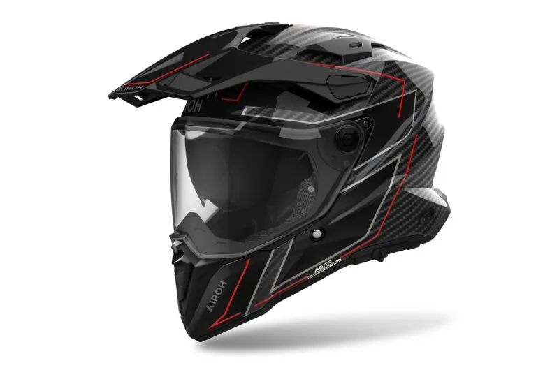 Airoh Hjälm Commander 2 Carbon Stylish glansig