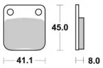 Sbs Bromsklossats Ceramic (536HF) - Bromsbelägg