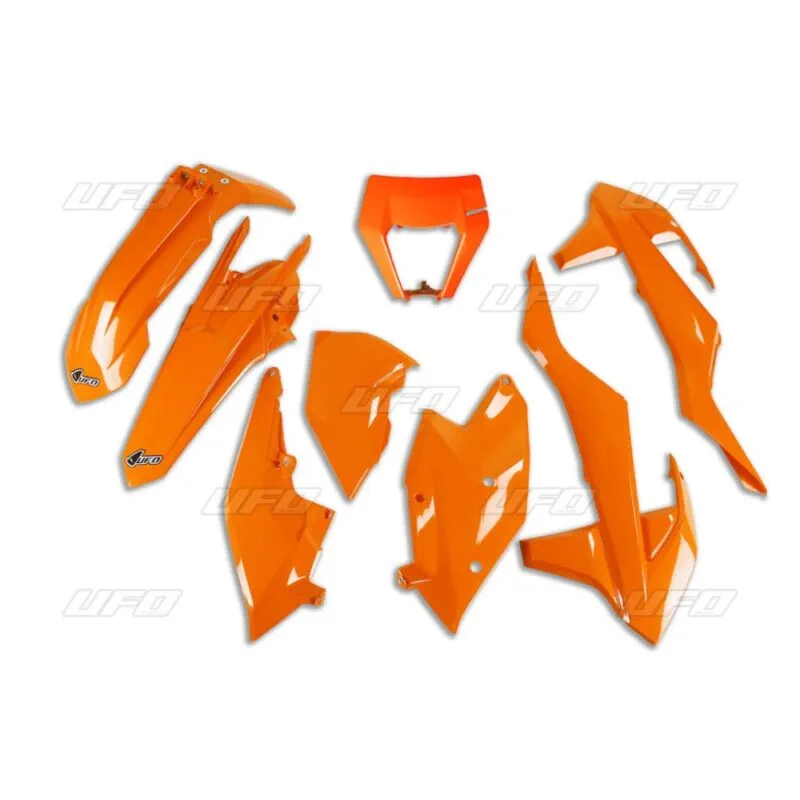 ee90b4c74203da7af6a0ae89f8fa00456580c04d_650_K523_127 UFO Plastkit 6-delar Orange 127 KTM EXC/EXC-F 125-450 17-19