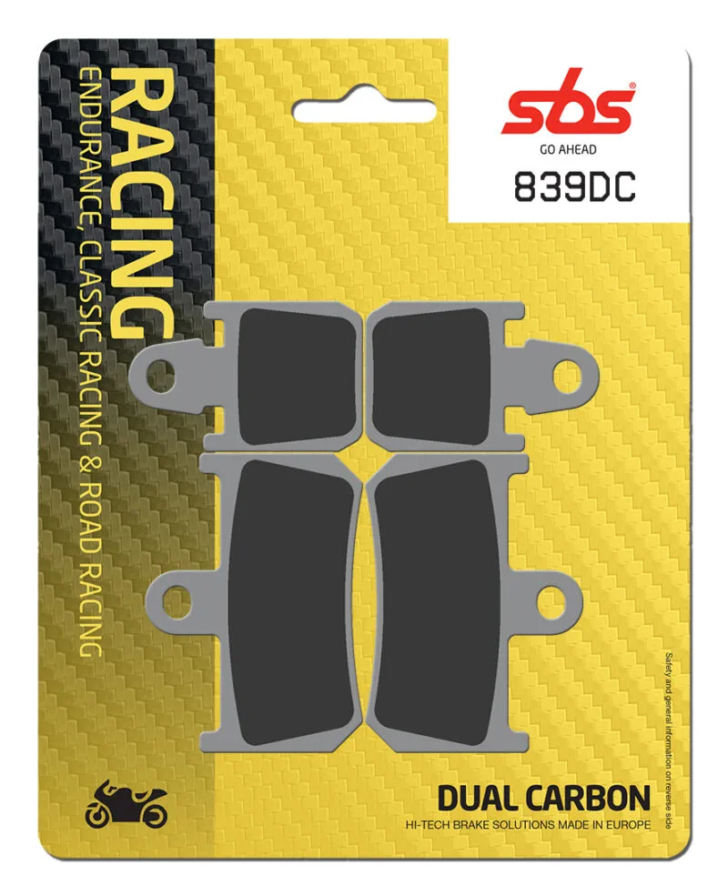 Sbs Bromsklossats Dual Carbon - Bromsbelägg