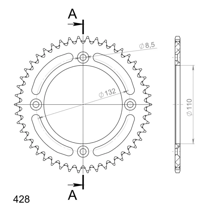 efa3781d7afad4f0e7652ba15cfbc8e1931aeea1_27_3_898_46_6_1 Supersprox Alu Bakdrev KTM 85SX / Husqv. 85TC Orange 46