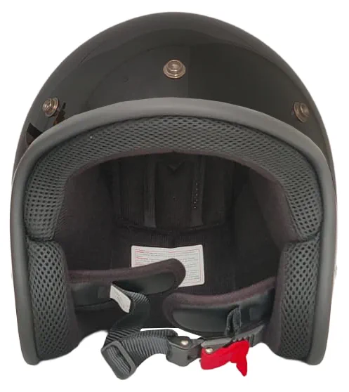 Snowpeople Basic Jet helmet, double visor, black