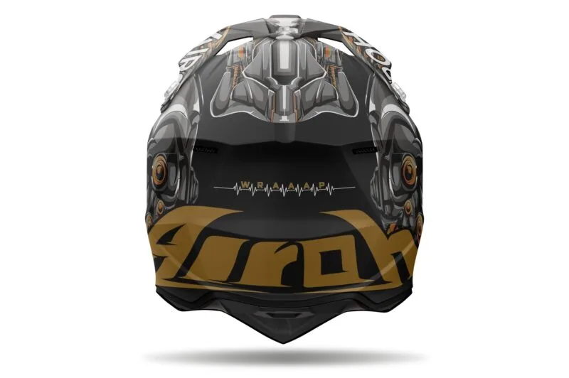Airoh Hjälm Wraaap Cyborg Matt