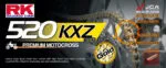 RK GB520KXZ förstärkt kedja +CL (kedjelås.) - RK Japan - Kedjor
