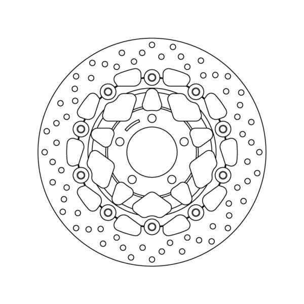 Brembo Serie Oro Bromsskiva floating