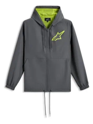 Alpinestars Jacka Speeder Chromium Windbreaker Grå Fluo Gul
