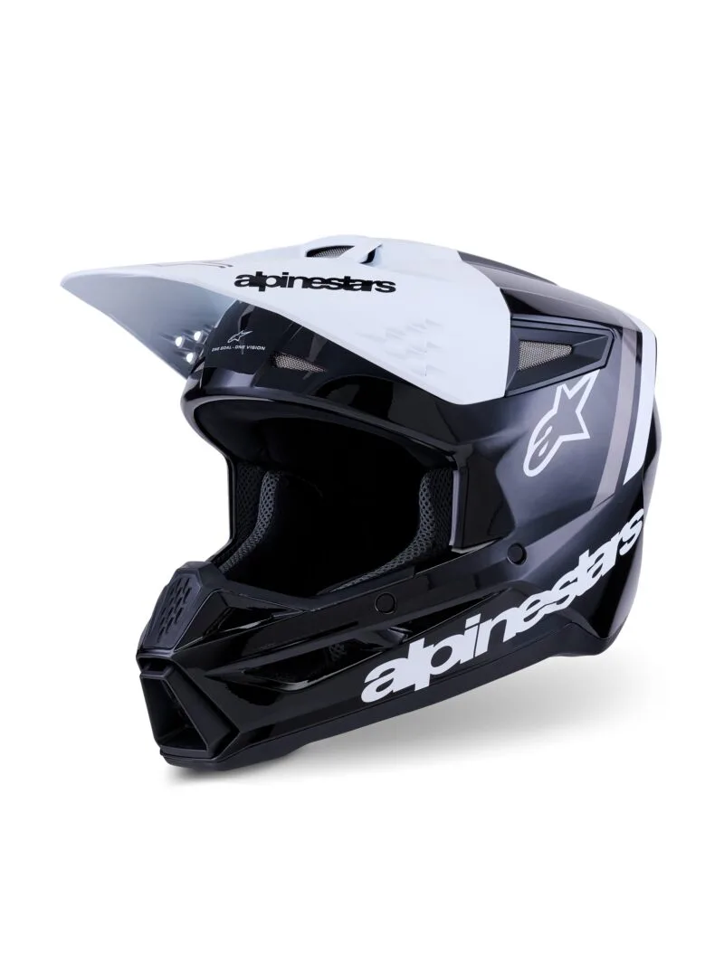Alpinestars Hjälm S-M3 Radium Svart/Vit