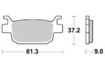 Sbs Bromsklossats Ceramic - Bromsbelägg