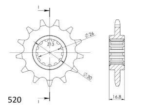 Supersprox Framdrev 1269.14