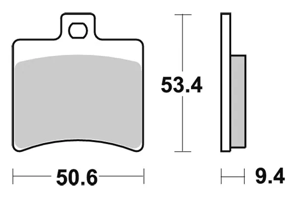 Sbs Bromsklossats Ceramic (747HF)