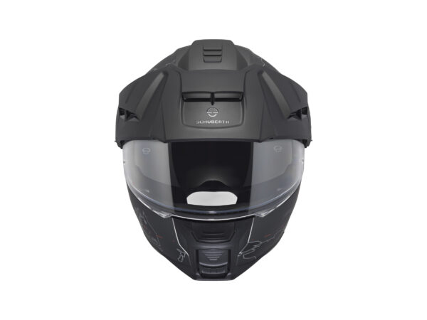 Schuberth Hjälm E2 Atlas mattsvart/röd