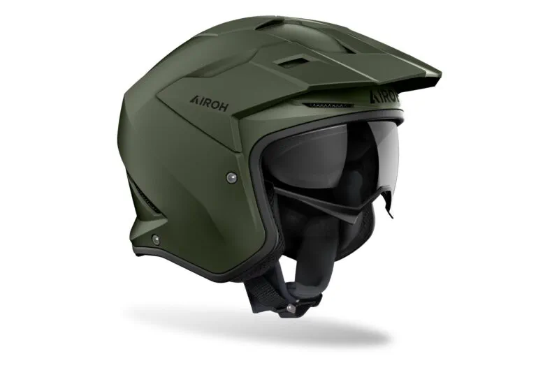 Airoh Hjälm Kombakt Color military Grön matt