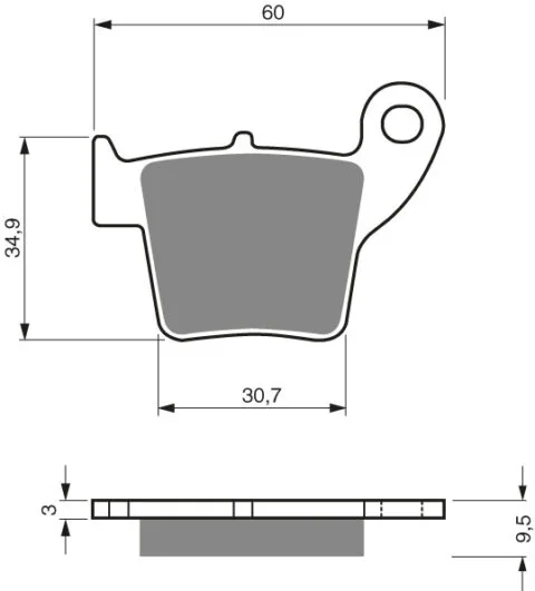 GOLDFREN Bromsbelägg 176 Ceramic Carbon K1