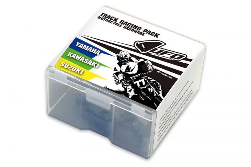 UFO Hardware Skruvsortiment Track Racing pack Yam Kaw Suz - Bultar & fästelement
