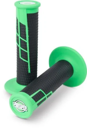 Protaper Handtag Clampon 1/2 Waffle Neon Grön/Svart