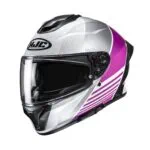 HJC Helmet C71 Morix Vit/Rosa MC8