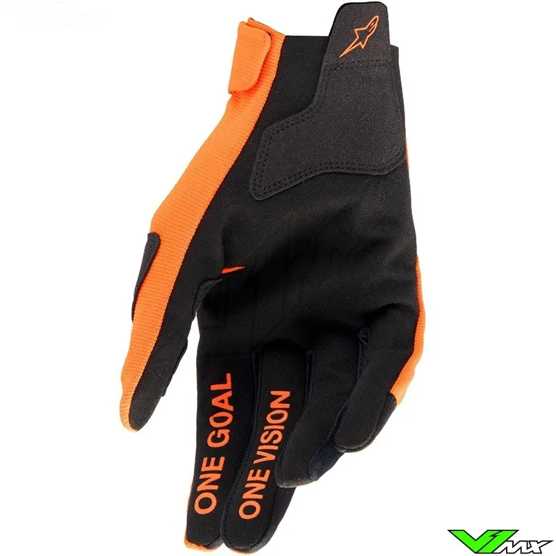 fe069bf0beff1eafd7016a397ad40289020688d0_694_3541824_411_3_1 Alpinestars Handskar Youth Radar Hot Orange Svart