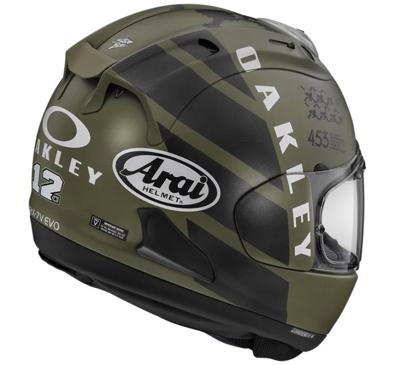 hjalm-arai-rx-7v-evo-mvk-oakley Arai RX-7V Evo Mvk Oakley